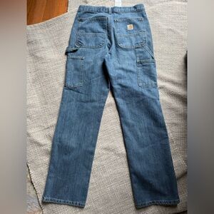 Carhartt Men's Relaxed Fit Carpenter Blue Jeans
Size 30 X 32